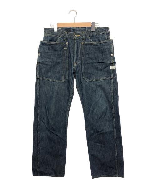 SASSAFRAS（ササフラス）SASSAFRAS (ササフラス) フォールリーフスプレイヤーパンツ インディゴ サイズ:Lの古着・服飾アイテム