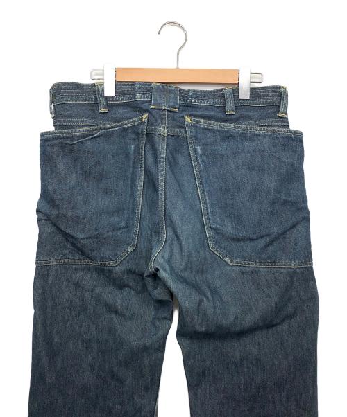 SASSAFRAS（ササフラス）SASSAFRAS (ササフラス) フォールリーフスプレイヤーパンツ インディゴ サイズ:Lの古着・服飾アイテム