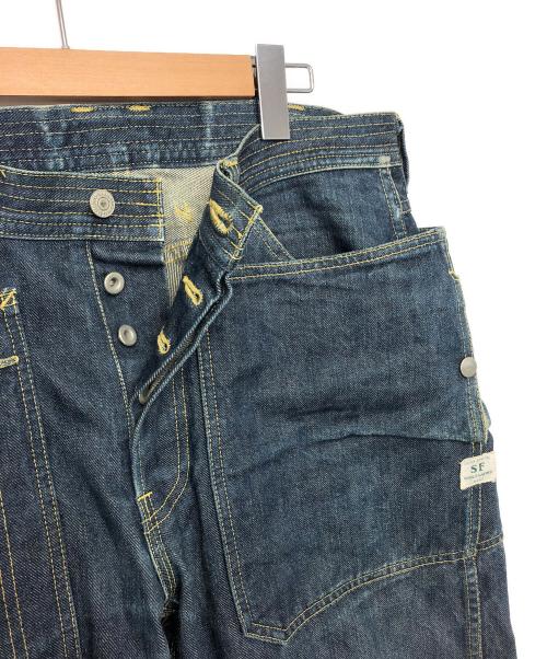 SASSAFRAS（ササフラス）SASSAFRAS (ササフラス) フォールリーフスプレイヤーパンツ インディゴ サイズ:Lの古着・服飾アイテム