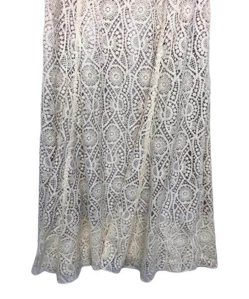 green label relaxing（グリーンレーベルリラクシング）green label relaxing (グリーンレーベルリラクシング) レーススカート アイボリー サイズ:38の古着・服飾アイテム