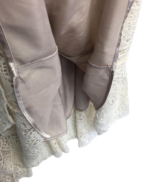 green label relaxing（グリーンレーベルリラクシング）green label relaxing (グリーンレーベルリラクシング) レーススカート アイボリー サイズ:38の古着・服飾アイテム