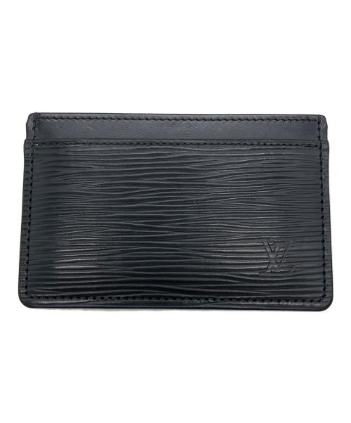LOUIS VUITTON（ルイ ヴィトン）LOUIS VUITTON (ルイ ヴィトン) パスケース ブラックの古着・服飾アイテム