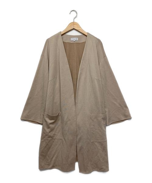 MACKINTOSH LONDON（マッキントッシュ ロンドン）MACKINTOSH LONDON (マッキントッシュ ロンドン) ロングカーディガン ベージュ サイズ:44の古着・服飾アイテム