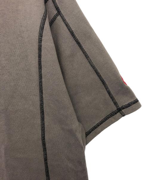 C.E（シーイー）C.E (シーイー) CREW NECK DBL KNIT SHORT SLEEVE グレー サイズ:Mの古着・服飾アイテム