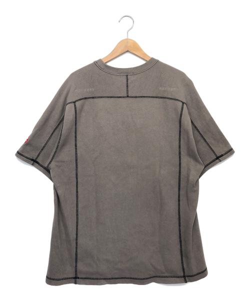 C.E（シーイー）C.E (シーイー) CREW NECK DBL KNIT SHORT SLEEVE グレー サイズ:Mの古着・服飾アイテム