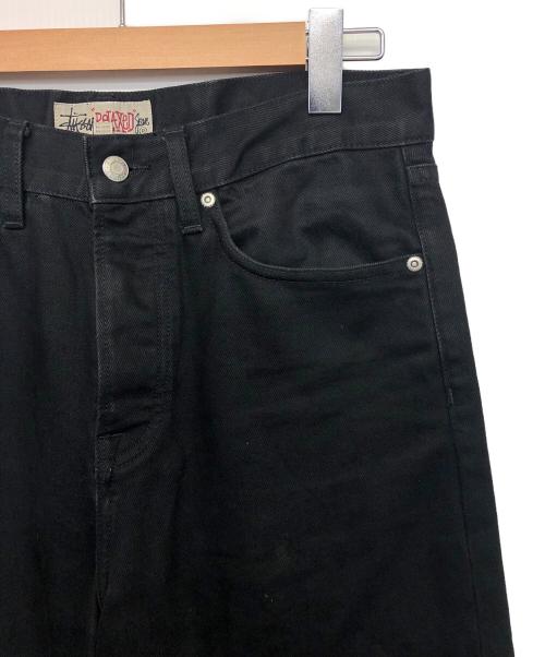 stussy（ステューシー）stussy (ステューシー) ブラックデニム ブラック サイズ:30の古着・服飾アイテム