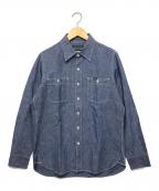IRON HEARTアイアンハート）の古着「長袖シャツ」｜ネイビー