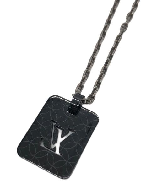 LOUIS VUITTON（ルイ ヴィトン）LOUIS VUITTON (ルイ ヴィトン) パンダンティフ シャンゼリゼPM　シルバーネックレス ブラックの古着・服飾アイテム