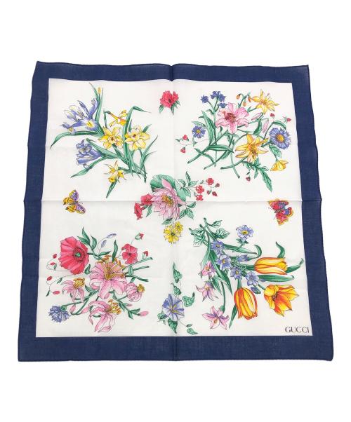 GUCCI（グッチ）GUCCI (グッチ) フローラ　ハンカチの古着・服飾アイテム