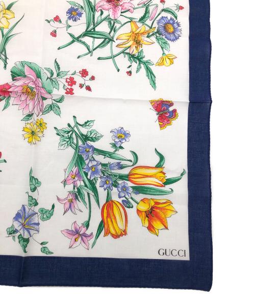 GUCCI（グッチ）GUCCI (グッチ) フローラ　ハンカチの古着・服飾アイテム