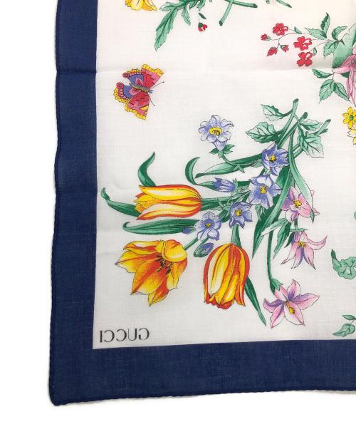 GUCCI（グッチ）GUCCI (グッチ) フローラ　ハンカチの古着・服飾アイテム