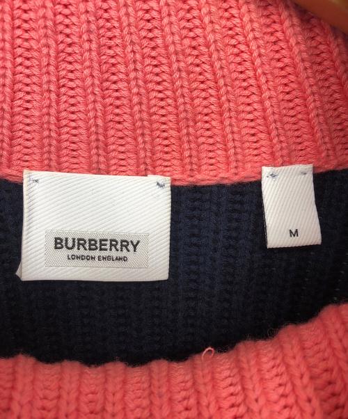 BURBERRY（バーバリー）BURBERRY (バーバリー) 厚手ニット ネイビー サイズ:Mの古着・服飾アイテム