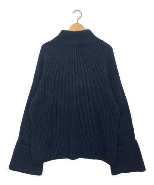 BURBERRY（バーバリー）BURBERRY (バーバリー) 厚手ニット ネイビー サイズ:Mの古着・服飾アイテム