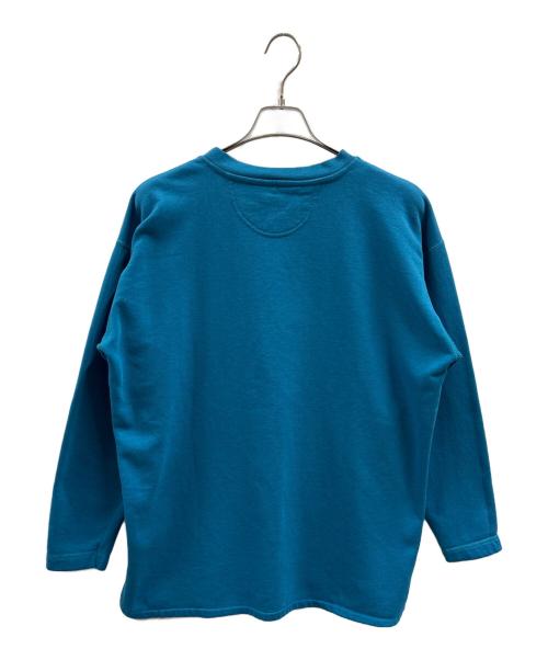 くまのプーさん（プーサン）くまのプーさん (プーサン) Vネックスウェット スカイブルー サイズ:XLの古着・服飾アイテム