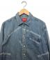 SUPREME (シュプリーム) Jacquard Denim Shirt 17AW インディゴ サイズ:S：13000円
