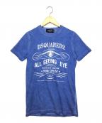 DSQUARED2ディースクエアード）の古着「半袖カットソー」｜ブルー