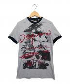 DSQUARED2ディースクエアード）の古着「半袖カットソー」｜グレー