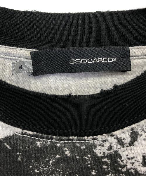DSQUARED2（ディースクエアード）DSQUARED2 (ディースクエアード) 半袖カットソー グレー サイズ:Mの古着・服飾アイテム