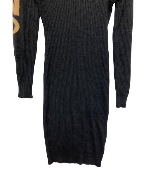 FENDI（フェンディ）FENDI (フェンディ) タートルネックニットワンピース ブラック サイズ:３８の古着・服飾アイテム