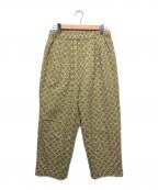 TSUHARU by samansa Mos2ツハル バイ サマンサモスモス）の古着「リングタイル刺繍ストロールパンツ」｜14..5