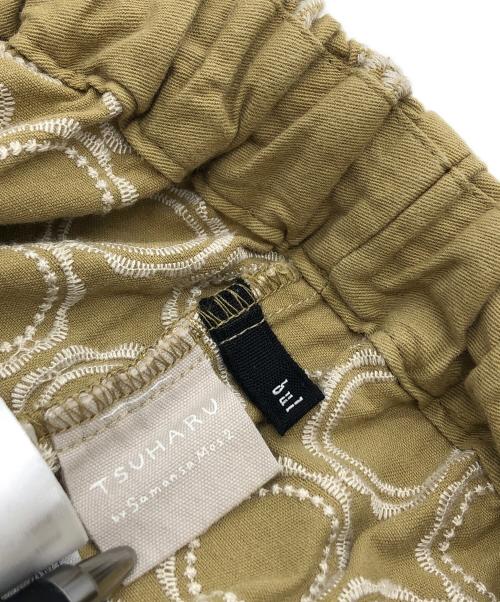 TSUHARU by samansa Mos2（ツハル バイ サマンサモスモス）TSUHARU by Samansa Mos2 (ツハル バイ サマンサモスモス) リングタイル刺繍ストロールパンツ 14..5 サイズ:FREEの古着・服飾アイテム