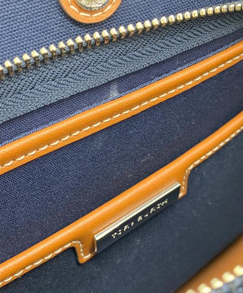 TORY BURCH（トリーバーチ）TORY BURCH (トリーバーチ) 2WAYショルダーバッグ ネイビーの古着・服飾アイテム