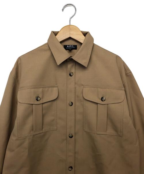 A.P.C.（アーペーセー）A.P.C. (アーペーセー) シャツジャケット ベージュ サイズ:34の古着・服飾アイテム