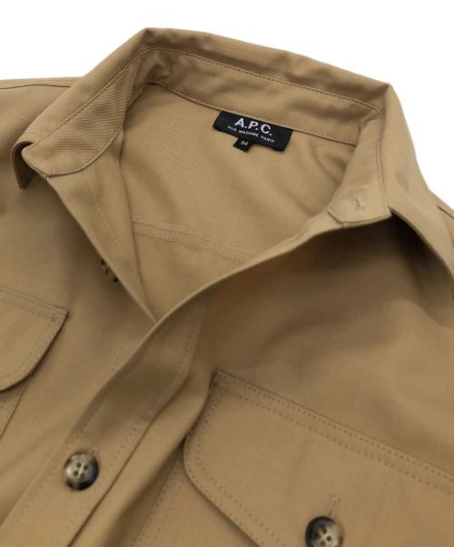 A.P.C.（アーペーセー）A.P.C. (アーペーセー) シャツジャケット ベージュ サイズ:34の古着・服飾アイテム