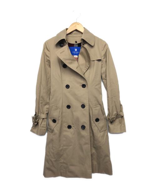 BLUE LABEL CRESTBRIDGE（ブルーレーベルクレストブリッジ）BLUE LABEL CRESTBRIDGE (ブルーレーベルクレストブリッジ) トレンチコート ベージュ サイズ:36の古着・服飾アイテム