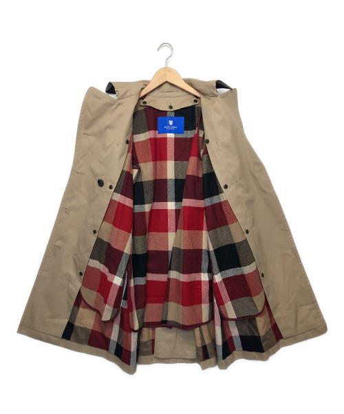 BLUE LABEL CRESTBRIDGE（ブルーレーベルクレストブリッジ）BLUE LABEL CRESTBRIDGE (ブルーレーベルクレストブリッジ) トレンチコート ベージュ サイズ:36の古着・服飾アイテム