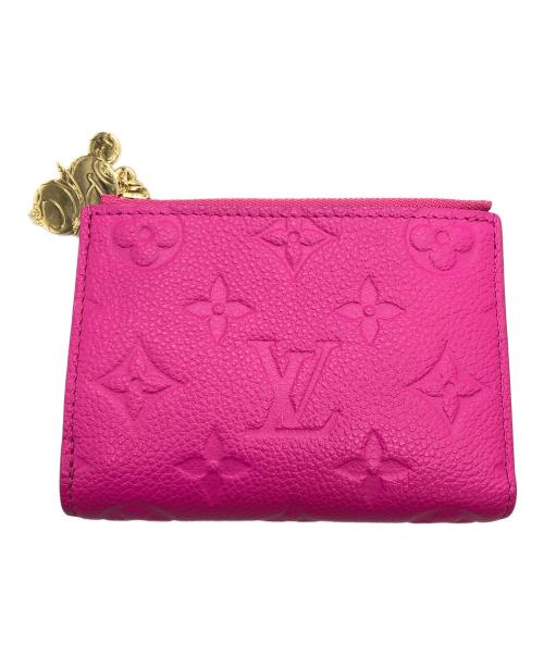 LOUIS VUITTON（ルイ ヴィトン）LOUIS VUITTON (ルイ ヴィトン) ポルトフォイユ・リサ ショッキングピンクの古着・服飾アイテム