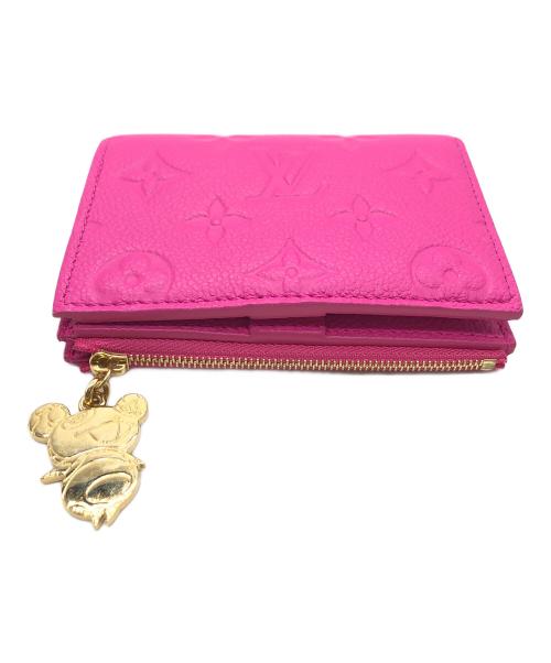 LOUIS VUITTON（ルイ ヴィトン）LOUIS VUITTON (ルイ ヴィトン) ポルトフォイユ・リサ ショッキングピンクの古着・服飾アイテム