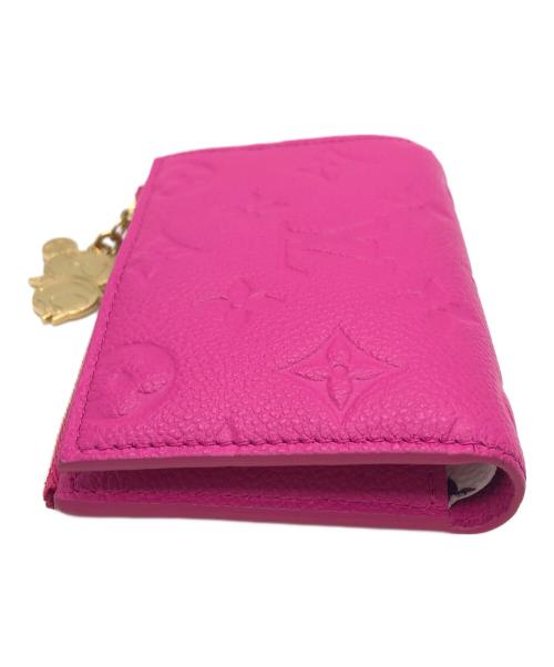 LOUIS VUITTON（ルイ ヴィトン）LOUIS VUITTON (ルイ ヴィトン) ポルトフォイユ・リサ ショッキングピンクの古着・服飾アイテム