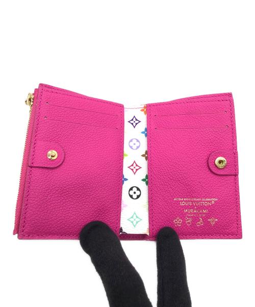 LOUIS VUITTON（ルイ ヴィトン）LOUIS VUITTON (ルイ ヴィトン) ポルトフォイユ・リサ ショッキングピンクの古着・服飾アイテム