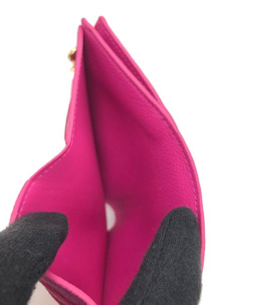 LOUIS VUITTON（ルイ ヴィトン）LOUIS VUITTON (ルイ ヴィトン) ポルトフォイユ・リサ ショッキングピンクの古着・服飾アイテム