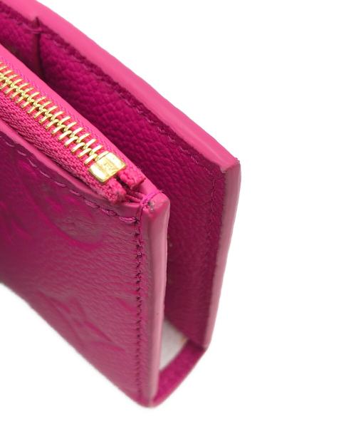 LOUIS VUITTON（ルイ ヴィトン）LOUIS VUITTON (ルイ ヴィトン) ポルトフォイユ・リサ ショッキングピンクの古着・服飾アイテム