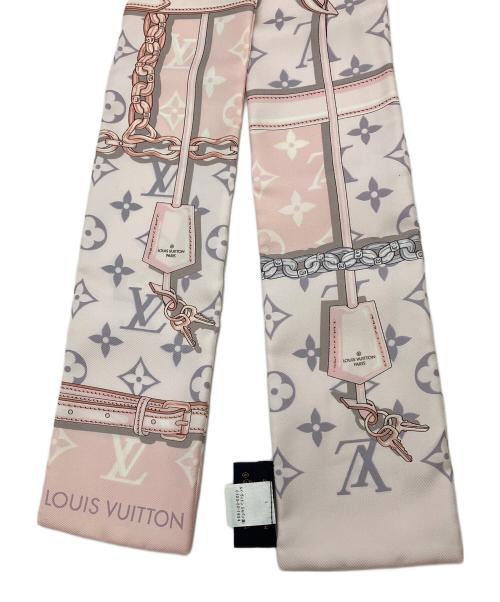 LOUIS VUITTON（ルイ ヴィトン）LOUIS VUITTON (ルイ ヴィトン) モノグラム　スカーフ ピンクの古着・服飾アイテム