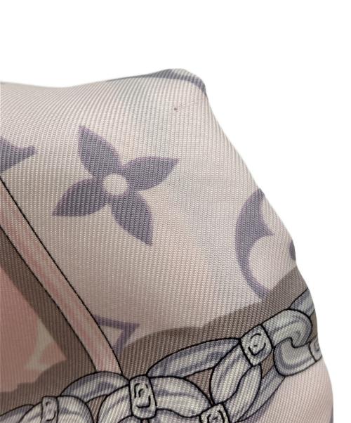 LOUIS VUITTON（ルイ ヴィトン）LOUIS VUITTON (ルイ ヴィトン) モノグラム　スカーフ ピンクの古着・服飾アイテム
