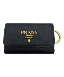 PRADA（プラダ）の古着「4連キーケース」｜ブラック