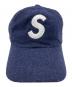 Supreme (シュプリーム) S Logo 6-Panel ネイビー：8000円