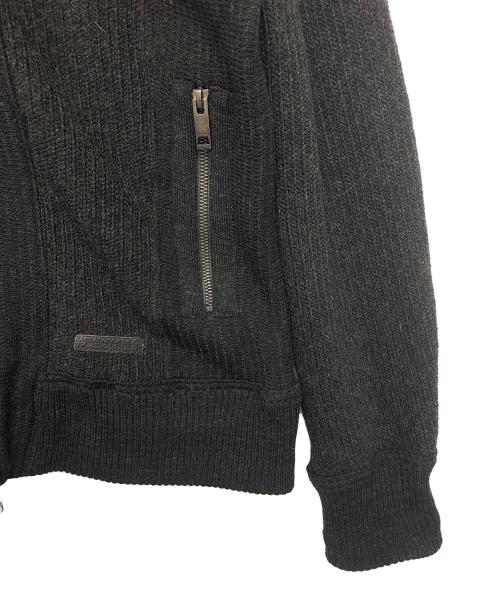 BURBERRY LONDON（バーバリーロンドン）BURBERRY LONDON (バーバリーロンドン) ニットジャケット ブラック サイズ:Mの古着・服飾アイテム