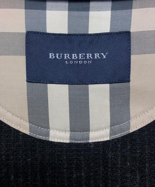 BURBERRY LONDON（バーバリーロンドン）BURBERRY LONDON (バーバリーロンドン) ニットジャケット ブラック サイズ:Mの古着・服飾アイテム