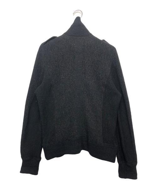 BURBERRY LONDON（バーバリーロンドン）BURBERRY LONDON (バーバリーロンドン) ニットジャケット ブラック サイズ:Mの古着・服飾アイテム