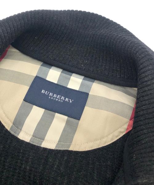 BURBERRY LONDON（バーバリーロンドン）BURBERRY LONDON (バーバリーロンドン) ニットジャケット ブラック サイズ:Mの古着・服飾アイテム
