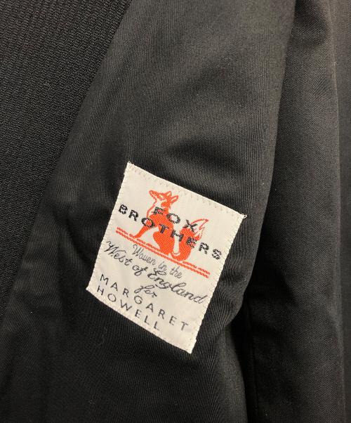 FOX BROTHERS（フォックスブラザーズ）FOX BROTHERS (フォックスブラザーズ) MARGARET HOWELL (マーガレットハウエル) ジャケット ブラック サイズ:Sの古着・服飾アイテム