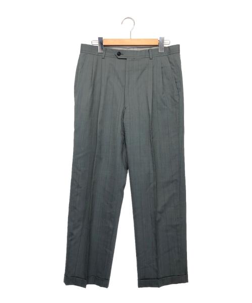 Christian Dior MONSIEUR（クリスチャンディオールムッシュ）Christian Dior MONSIEUR (クリスチャンディオールムッシュ) スラックス グリーン サイズ:W82の古着・服飾アイテム