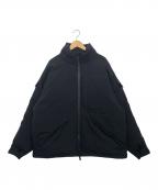 DAIWA PIER39ダイワ ピア39）の古着「TECH PADDING MIL JACKET　中綿ジャケット」｜ブラック