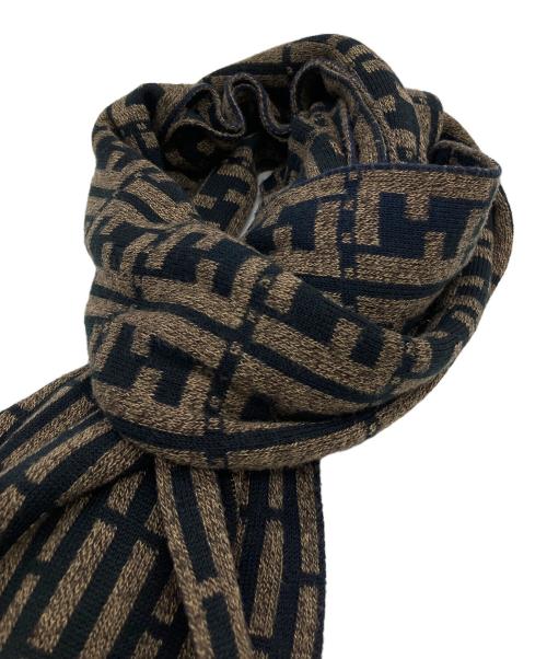 FENDI（フェンディ）FENDI (フェンディ) マフラー ブラウンの古着・服飾アイテム