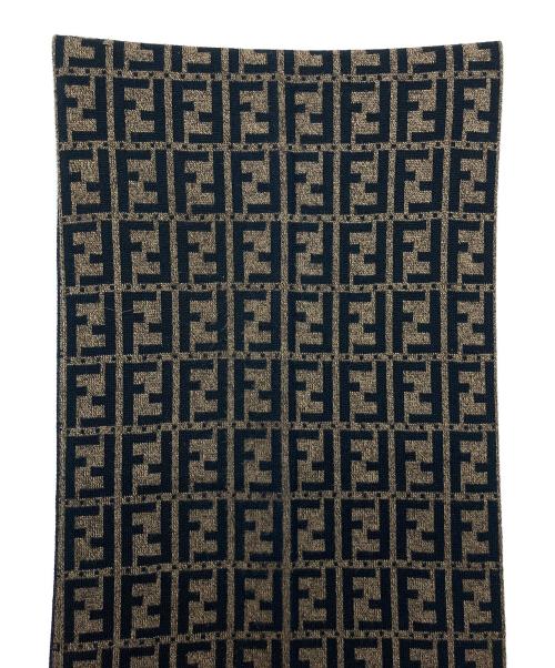 FENDI（フェンディ）FENDI (フェンディ) マフラー ブラウンの古着・服飾アイテム