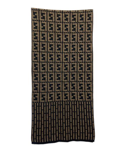 FENDI（フェンディ）FENDI (フェンディ) マフラー ブラウンの古着・服飾アイテム